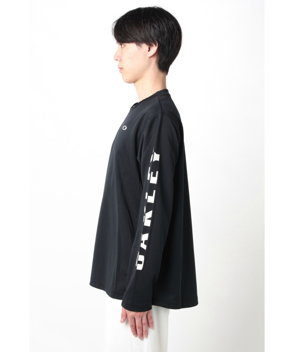 OAKLEY ✨良品✨ ウィンドブレーカー 2way 半袖 長袖 ロゴプリント OAKLEY オークリー メンズ 野球 長袖ウインドブレーカー