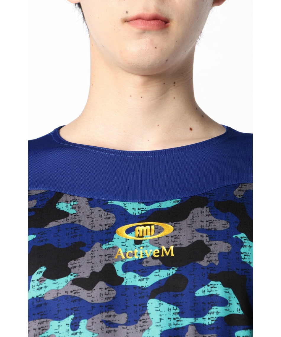 アクティブーム(ActiveM) 野球 アンダーシャツ 七分袖 カモ柄七分袖