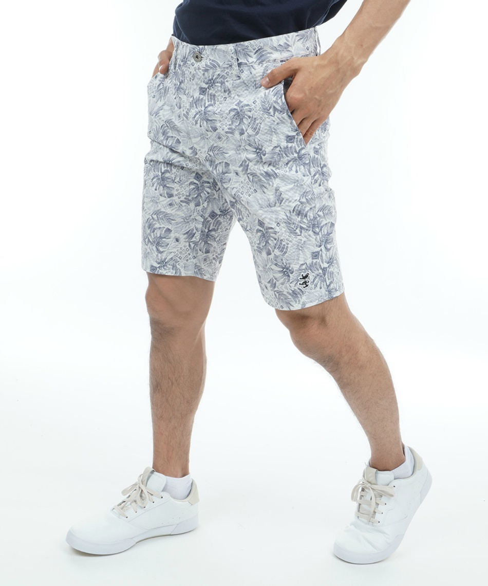 アドミラル(Admiral) ゴルフウェア ショートパンツ リーフプリント