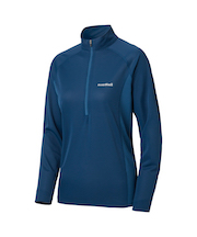 長袖シャツ クール ロングスリーブジップシャツ Women's 1114632 NV