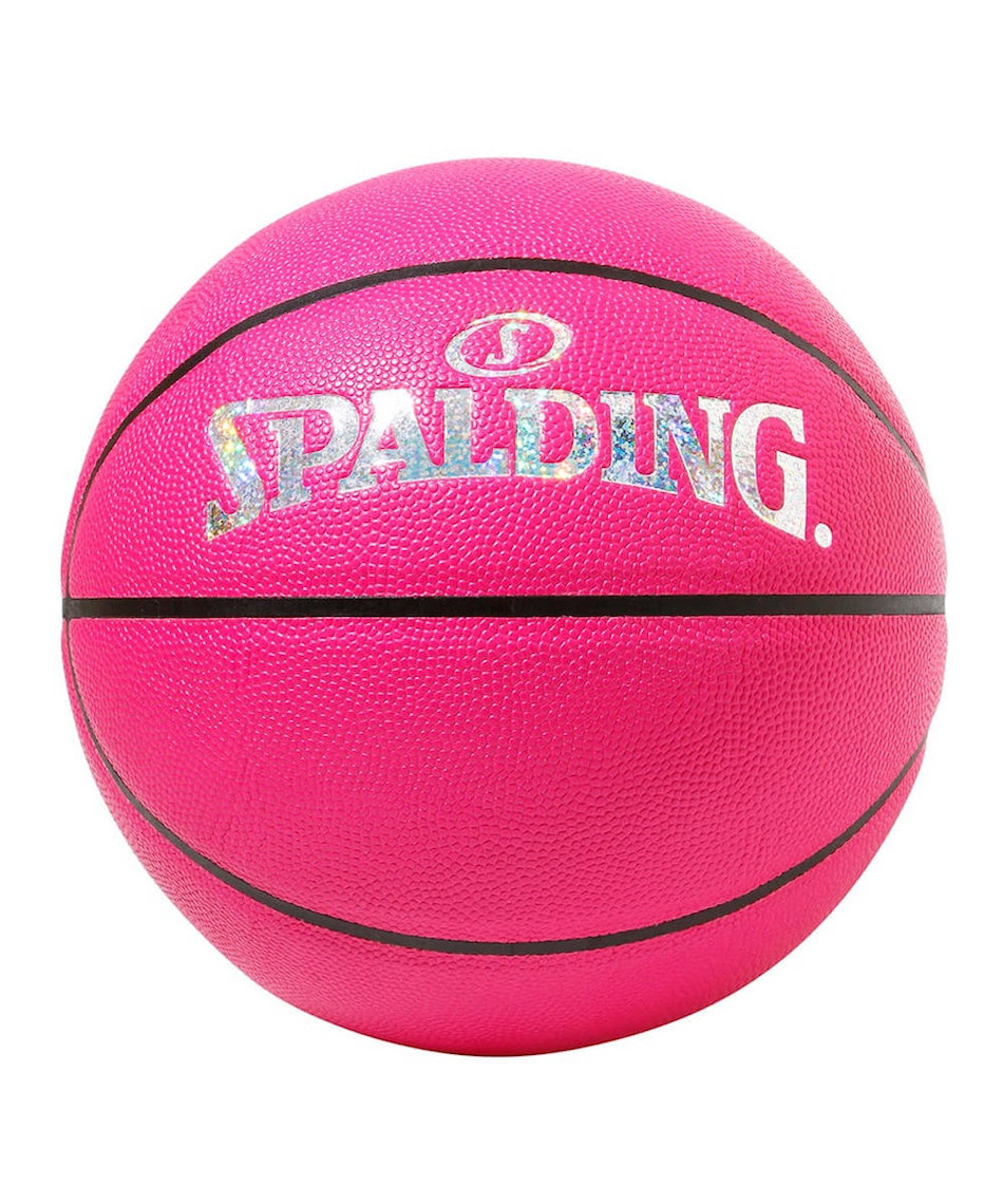 スポルディング(SPALDING) バスケットボール 6号球 イノセンス ピンクホログラム 合成皮革 77-071J