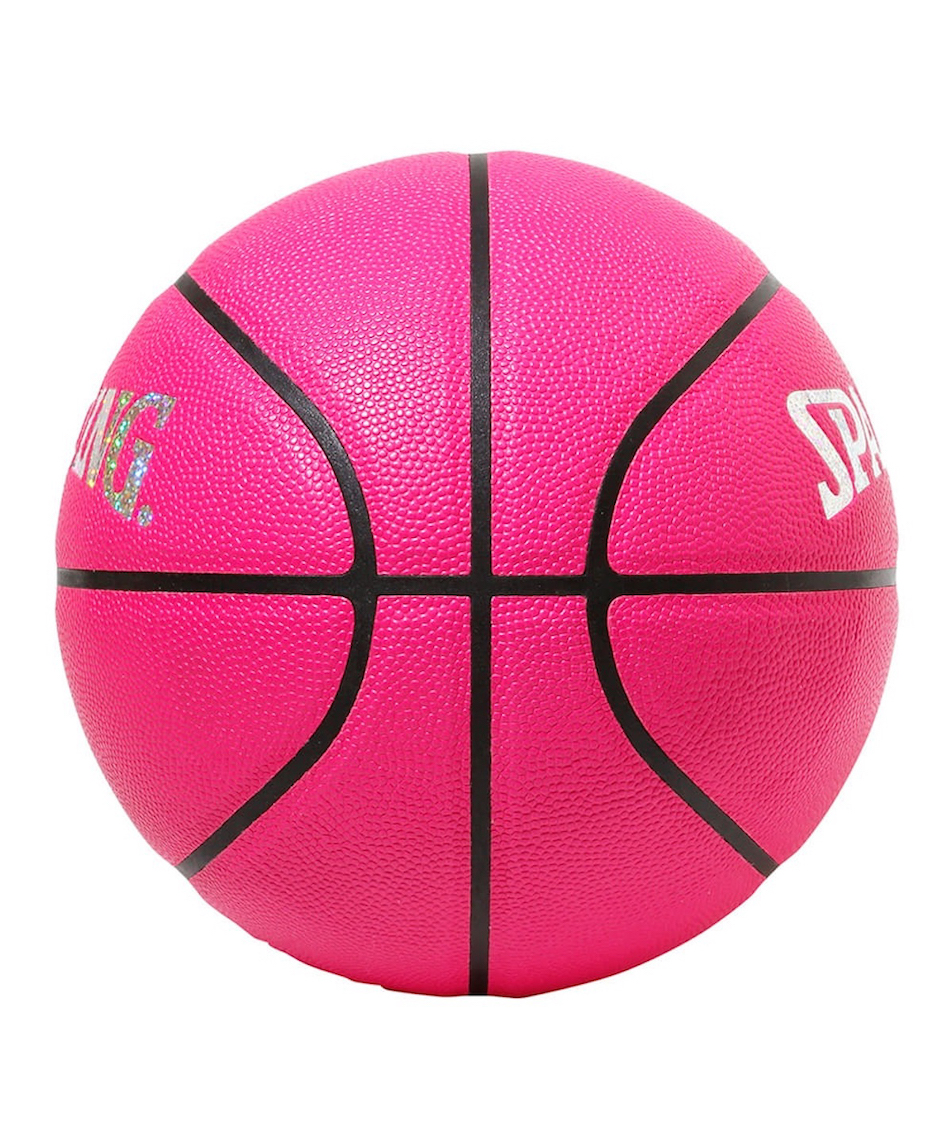 スポルディング(SPALDING) バスケットボール 6号球 イノセンス ピンクホログラム 合成皮革 77-071J