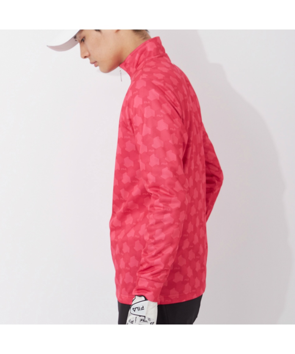 フィラ(FILA) ゴルフウェア 長袖シャツ 裏起毛ハーフジップ長袖シャツ