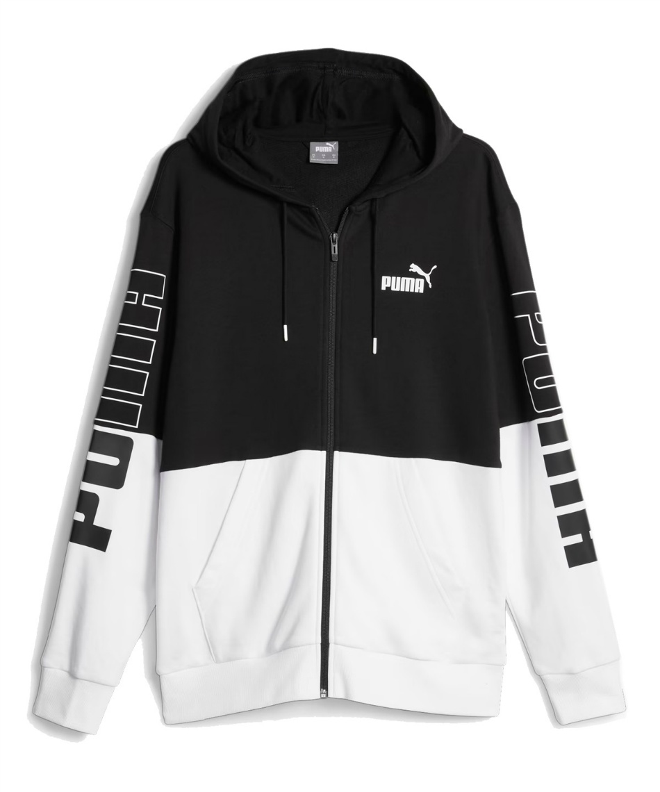 プーマ(PUMA) スウェットジャケット POWER カラーブロック フーデッド