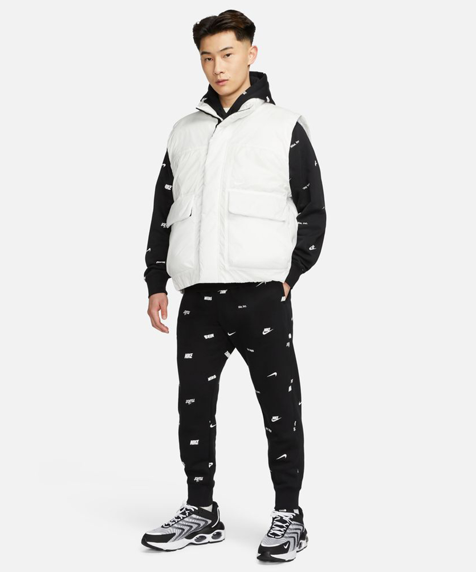 スウェットジョガーパンツ CLUB＋総柄裏起毛スウェットジョガー