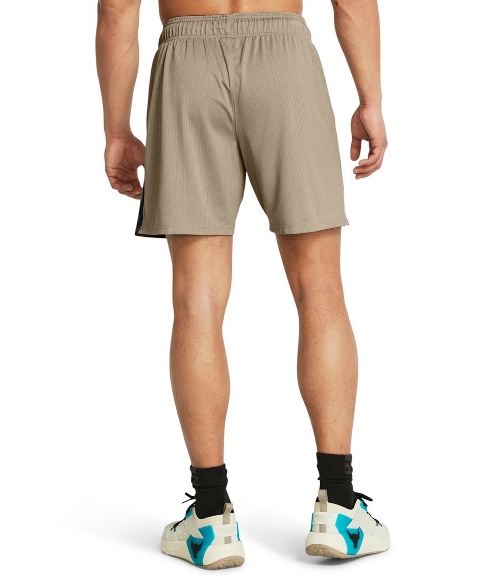 ハーフパンツ UAプロジェクトロック ペイオフ メッシュショーツ