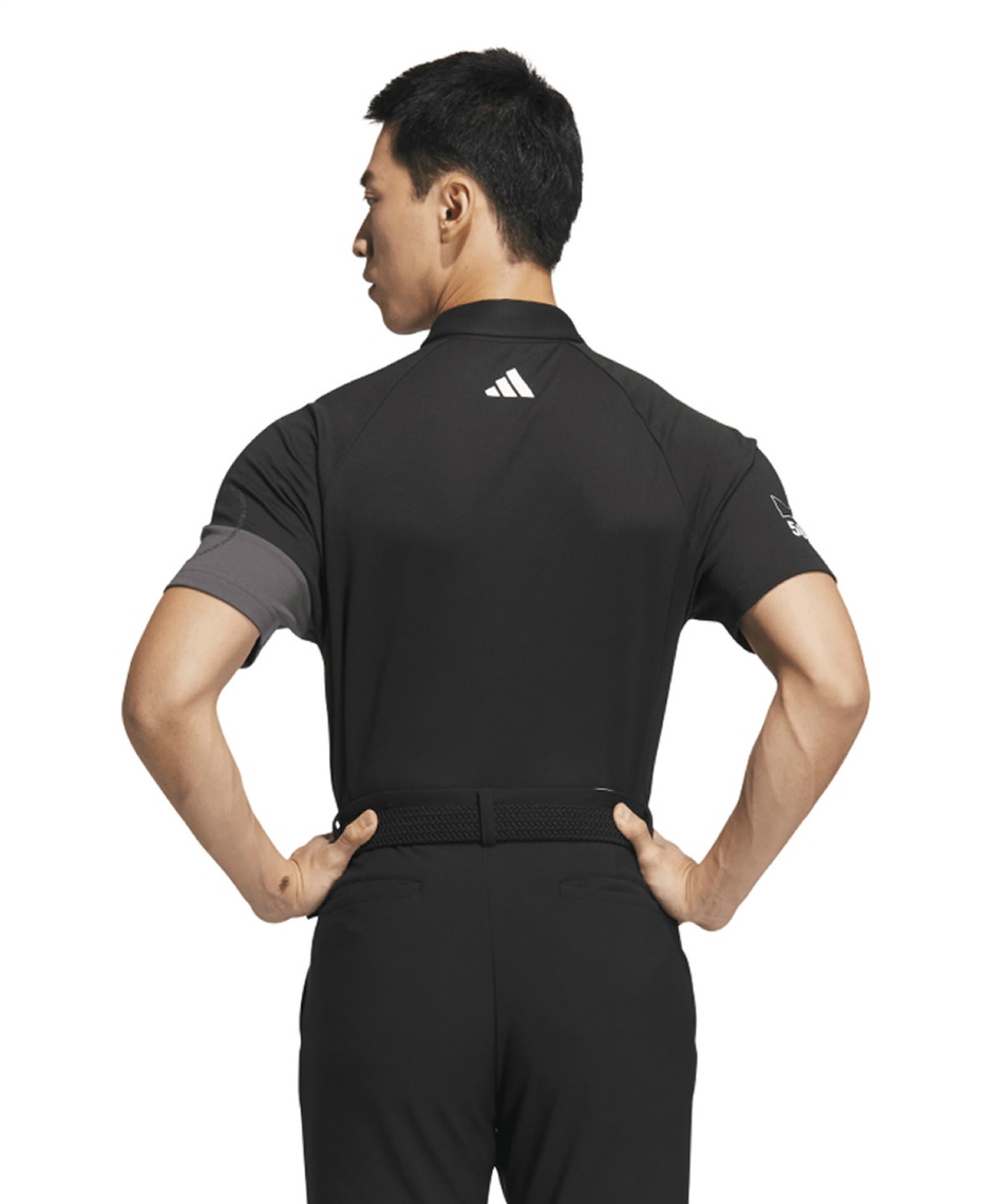 美品　BRIEFING ポロシャツ　XL 慶應　ゴルフ Admiral Golf アドミラル ゴルフ メンズ 冷感パフォーマンス