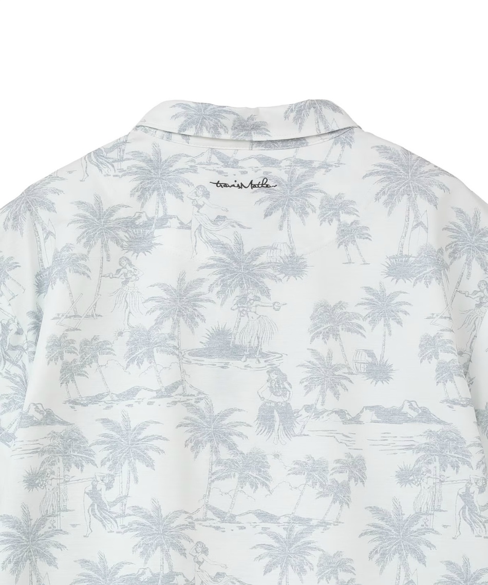 デサントゴルフ　パームツリープリント半袖シャツ デサントゴルフ パームツリープリント半袖シャツ デサントゴルフ