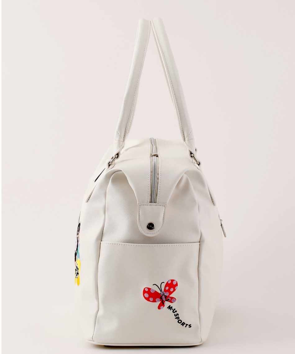 ボストンバッグ MUエレガントアップリケ刺繍ボストンバック 703Q1212