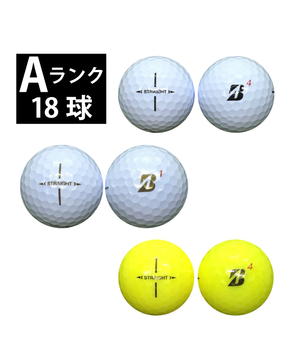 中古】ゴルフボール SUPER STRAIGHT 2023年モデル Aランク ロスト