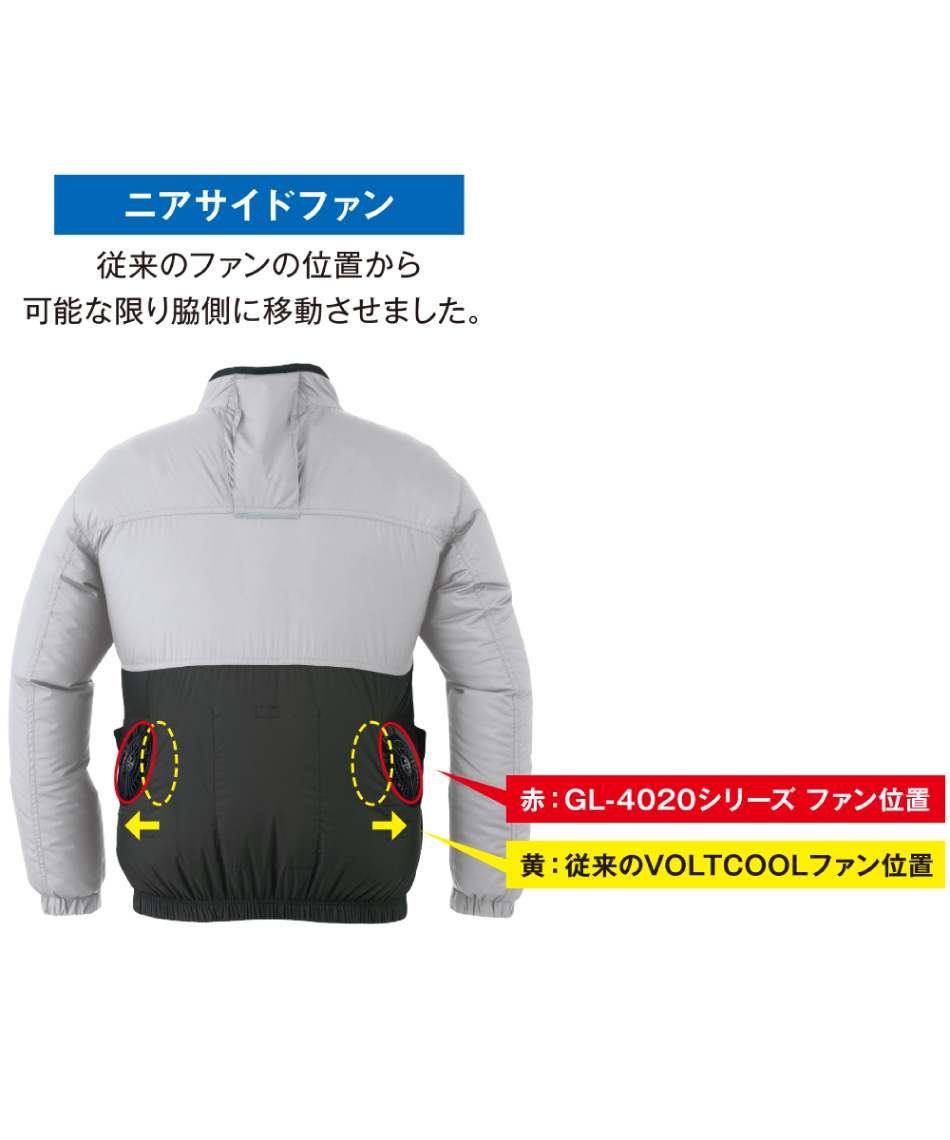 空調ウェア ベスト ボルトクール LITE＋ ベスト セット G244029 【ご