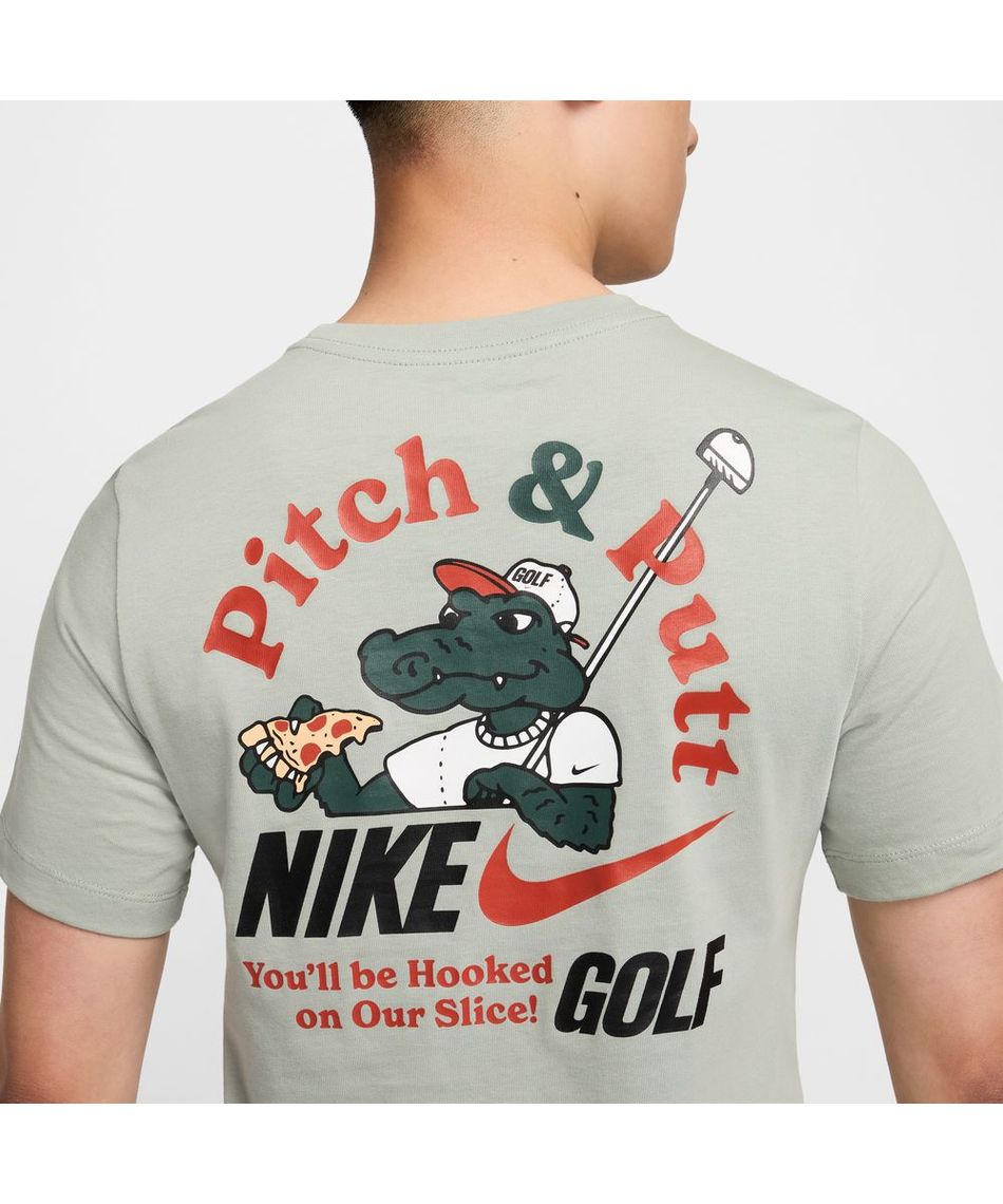 【極美品】NIKE GOLF ナイキゴルフ ロゴ刺繍 モックネック半袖シャツ M NIKE GOLF ナイキゴルフ 半袖 モックネック Tシャツ L メンズ