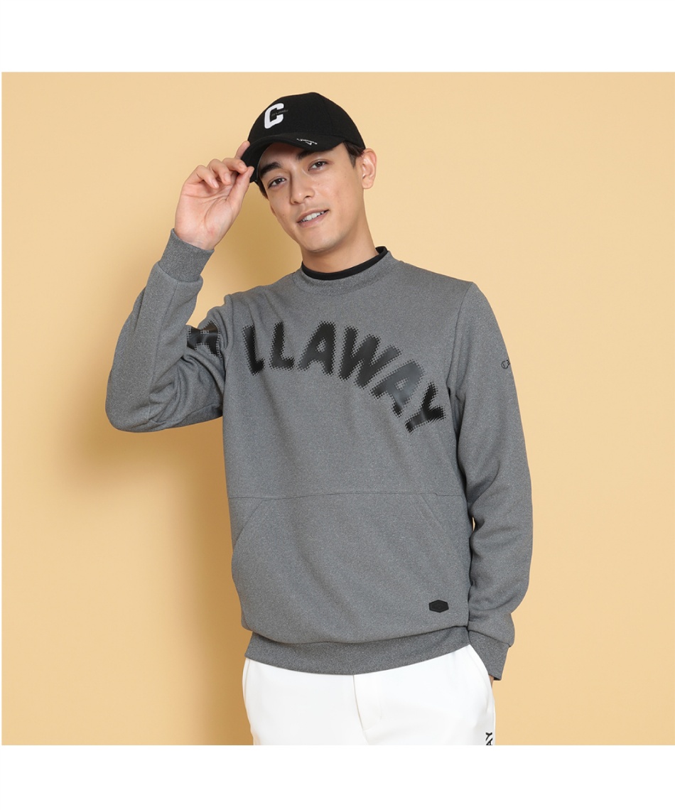 ゴルフウェア スウェットロゴプリントダンボールスウェットC24217106