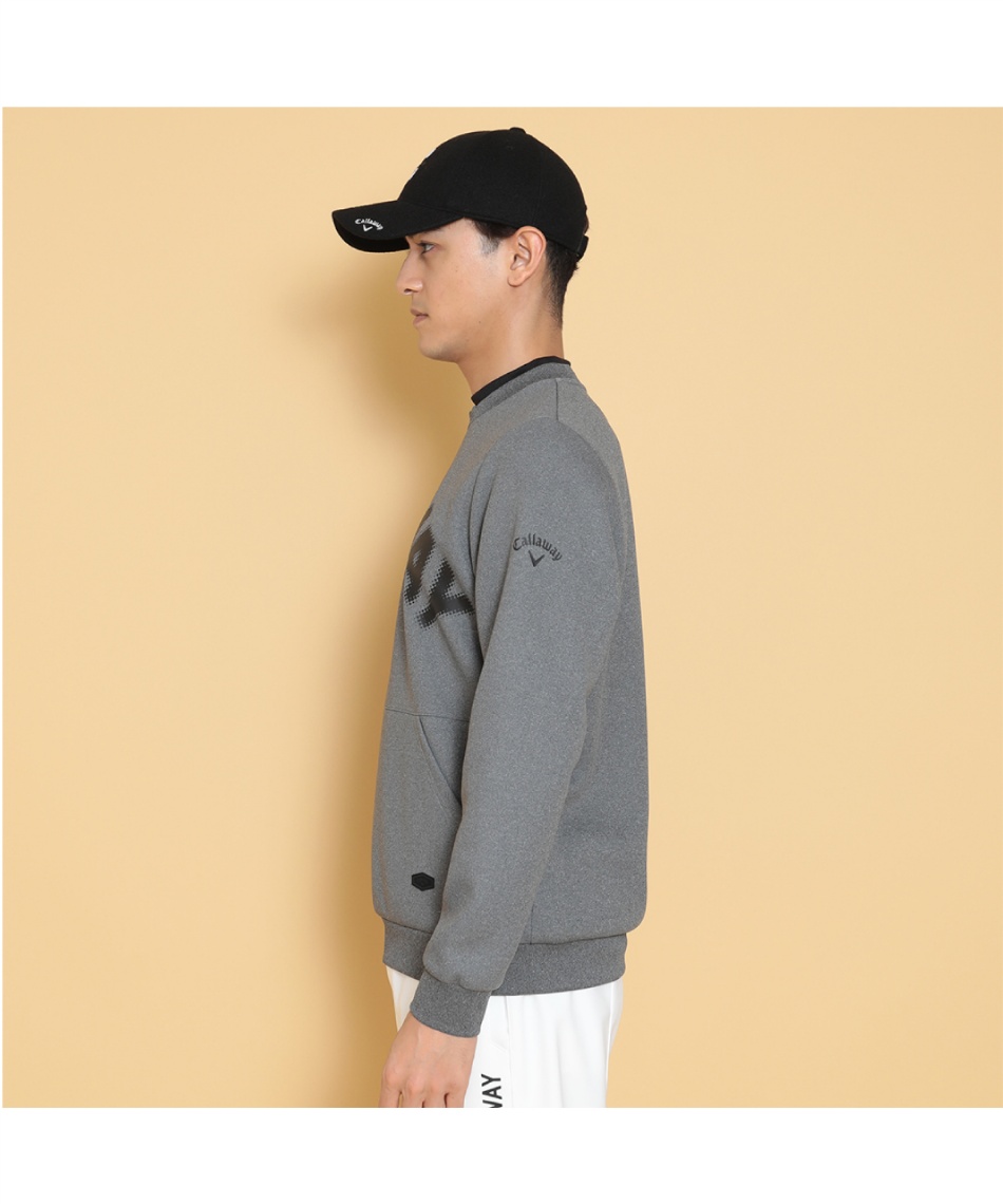ゴルフウェア スウェットロゴプリントダンボールスウェットC24217106