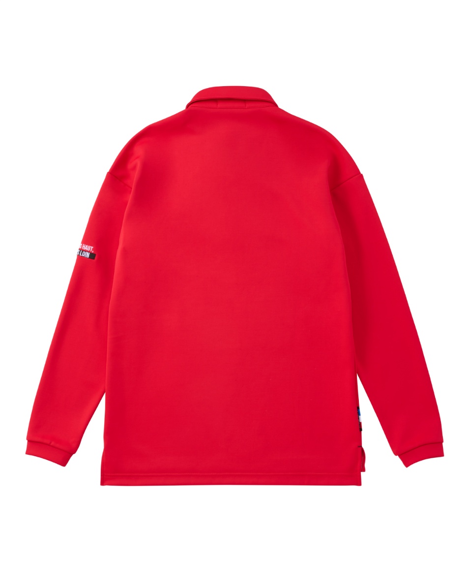 【ミズノ】ゴルフウェア　長袖　シャツ　赤　タグ付き　美品　L　ストレッチ y2k 2025年最新ゴルフウェアの人気アイテム - メルカリ