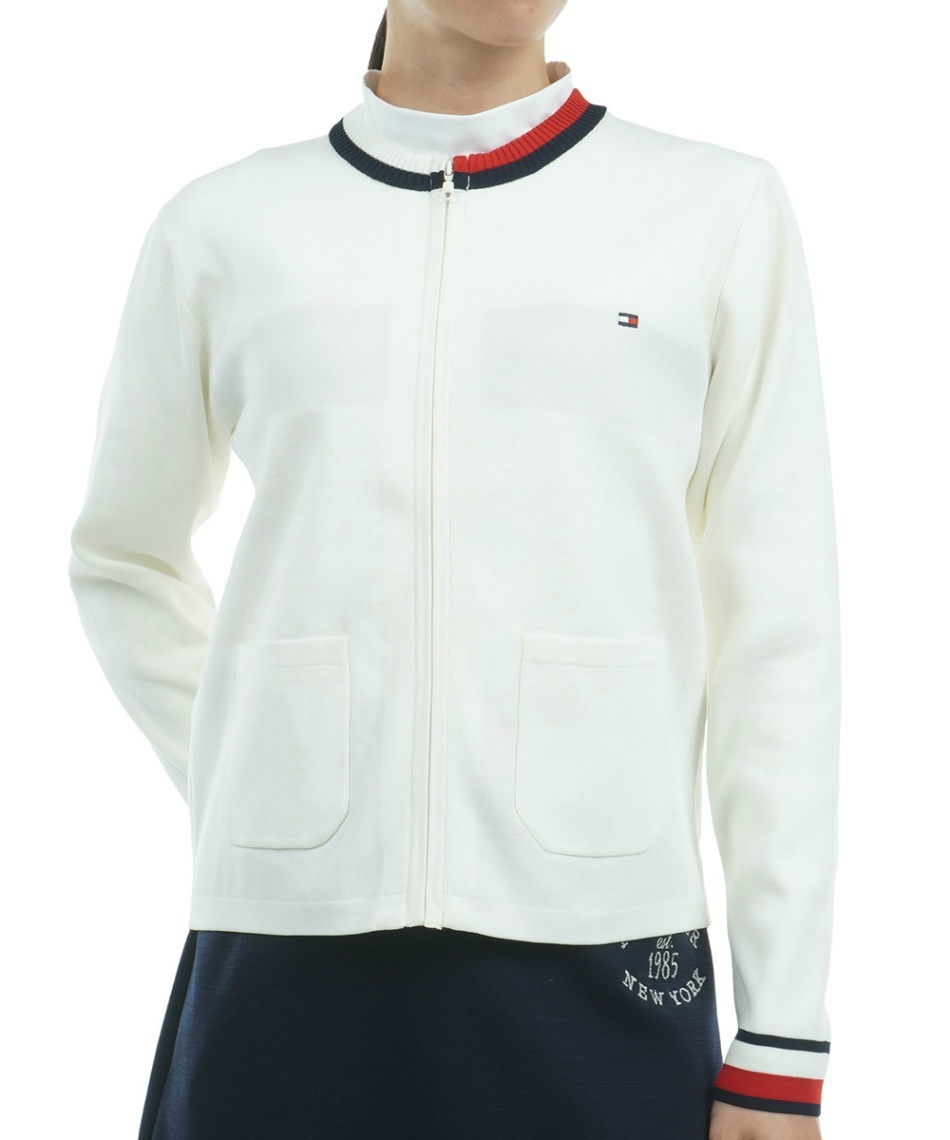 l|Cg119pt 30% OFF^SALE yzg~[qtBK[St(TOMMY HILFIGER GOLF) StEFA u] tgZIPJ|fBK THLA467 y2024NH~fz fB[X 00WHT L
