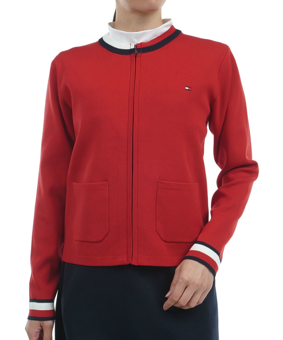 l|Cg119pt 30% OFF^SALE yzg~[qtBK[St(TOMMY HILFIGER GOLF) StEFA u] tgZIPJ|fBK THLA467 y2024NH~fz fB[X 40RED L