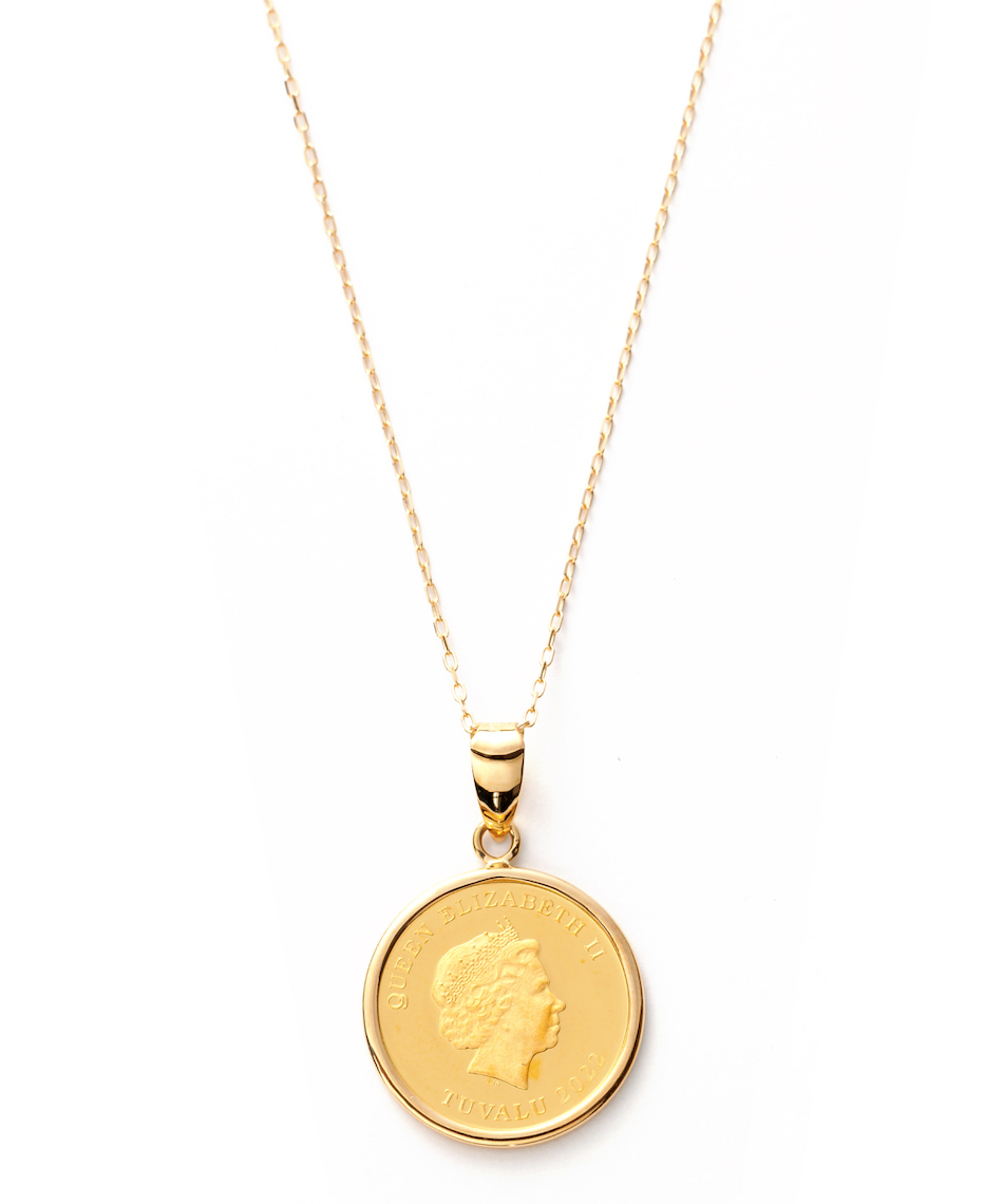 純金 ネックレス24金エリザベスホース1/25オンスコイン・18金チェーン枠ネックレスD331239 |  スポーツ用品ならヒマラヤオンラインストア【公式】