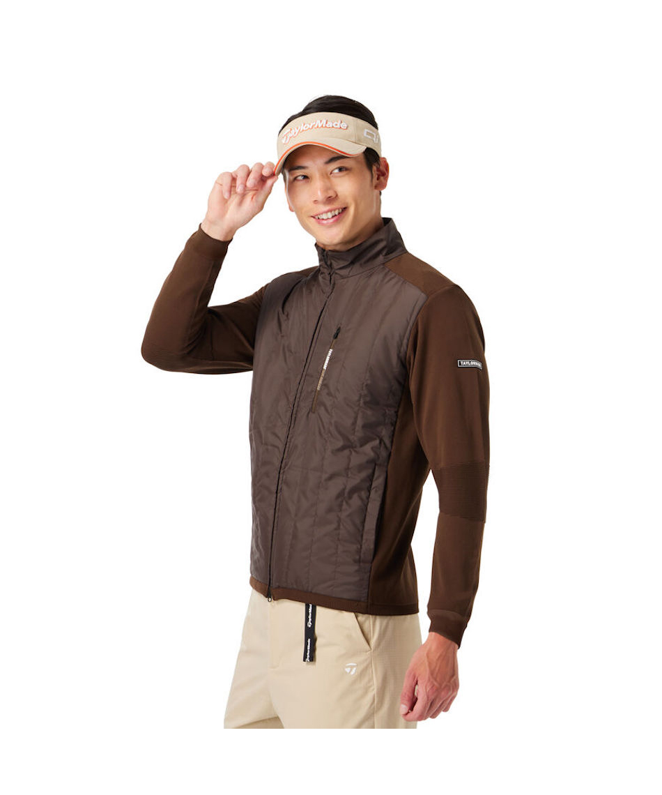 【美品】Taylor Madeウォームライニングフルジップセーター ゴルフウェア セーター ウォームライニングフルジップセーター UN363