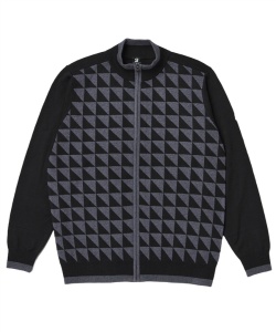 BRIDGESTONE GOLF ベーシックシルエット セーター グレー LL BRIDGESTONE GOLF ベーシックシルエット 前開きセーター 黒 LL