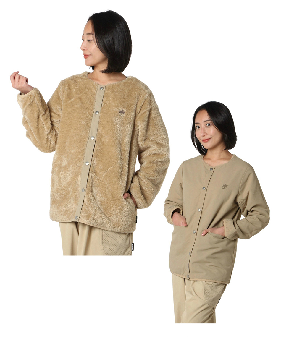 獲得ポイント89pt 31% OFF/SALE 【送料無料】ロゴス(LOGOS) フリース ジャケット ヤヌスボアカーディガン 4426-4391 【国内正規品】 レディース Beige M