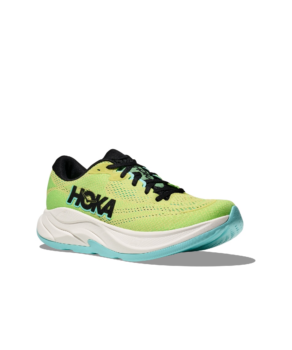 【新品.未使用】HOKA ランニングシューズ ホワイト/イエロー/２６cm ホカ（HOKA）（レディース）ランニングシューズ マッハ6