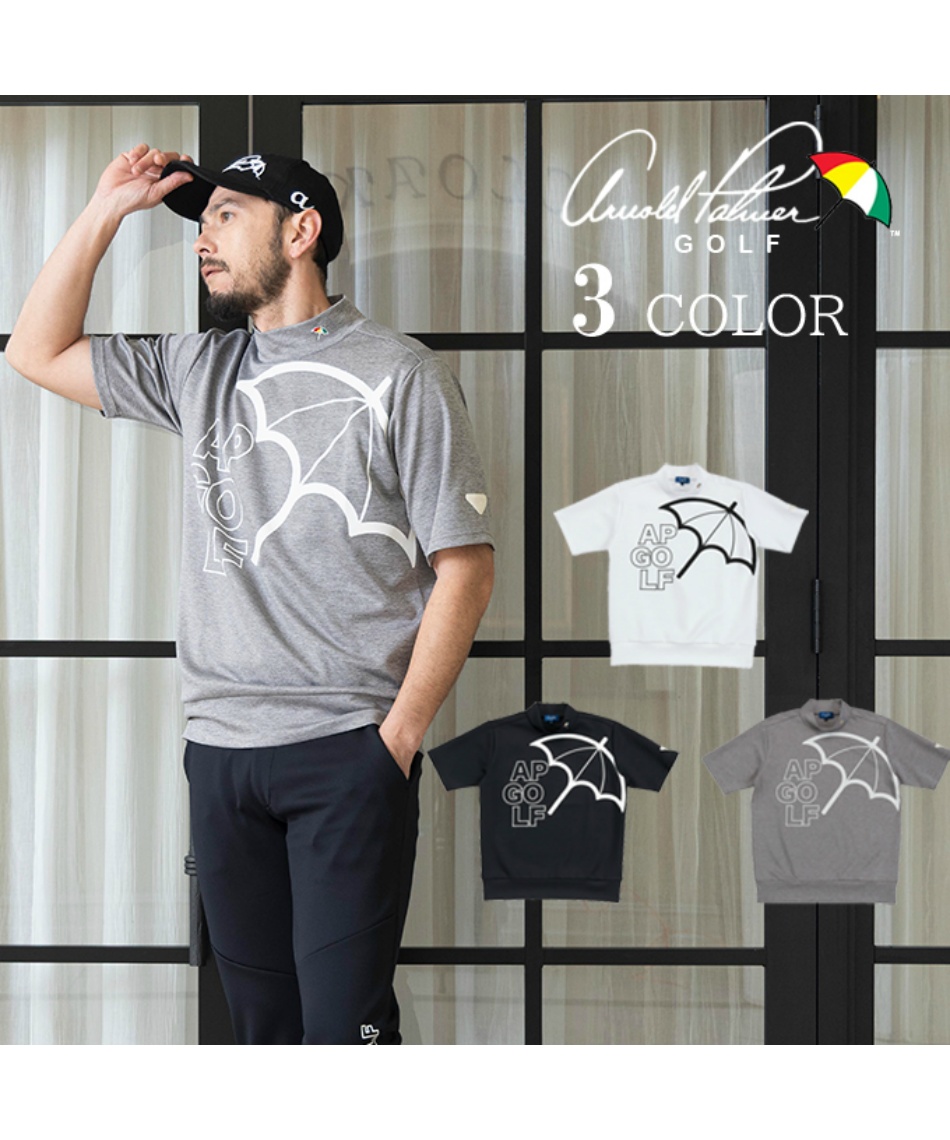 ゴルフウェア スウェット 半袖スウェット AP220105D01 【2025年春夏