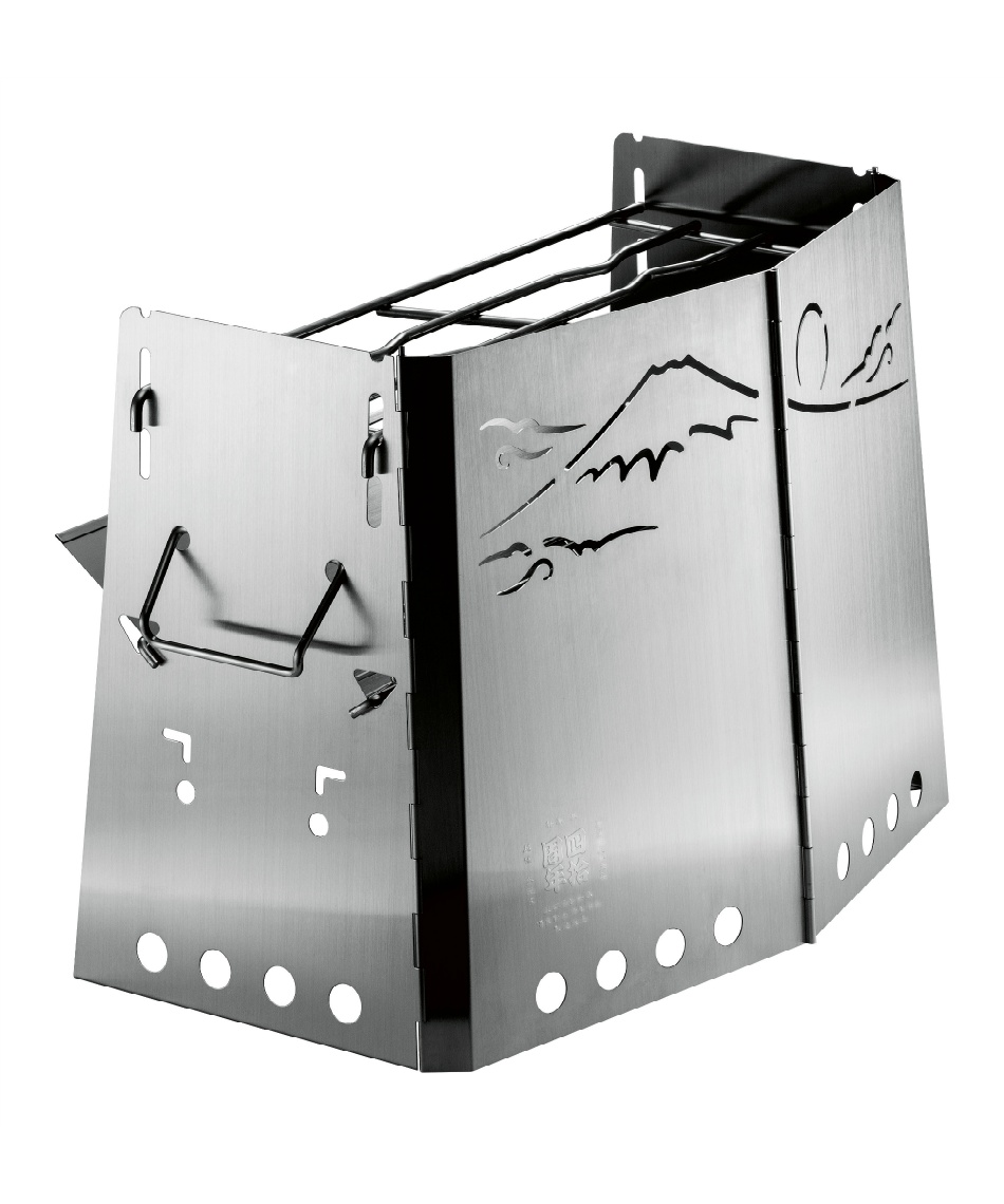 ユニフレーム(UNIFLAME) 焚き火台 40周年記念薪グリル II 富士山ver