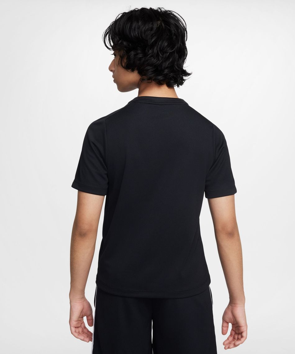 NIKENFTBブラック ショートスリーブシャツ 反射ストライプ付き NIKE