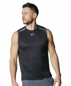 l|Cg50pt yzA_[A[}[(UNDER ARMOUR) jOEFA TVc m[X[u UA LAUNCH ELITE VENT SLEEVELESS SHIRT 6001551-001 Y BK SM