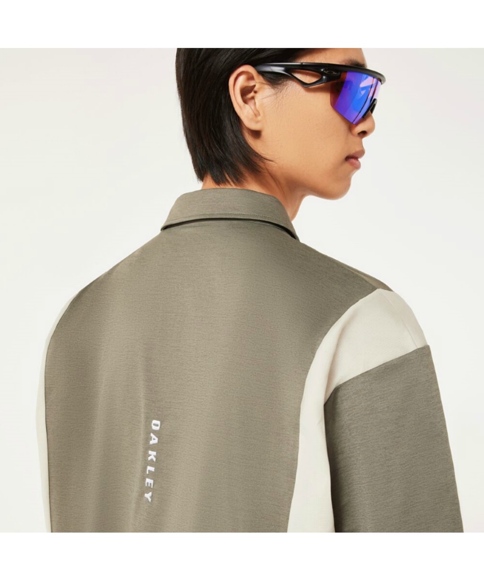 オークリー(OAKLEY) ゴルフウェア ポロシャツ 半袖 ワイドZIP