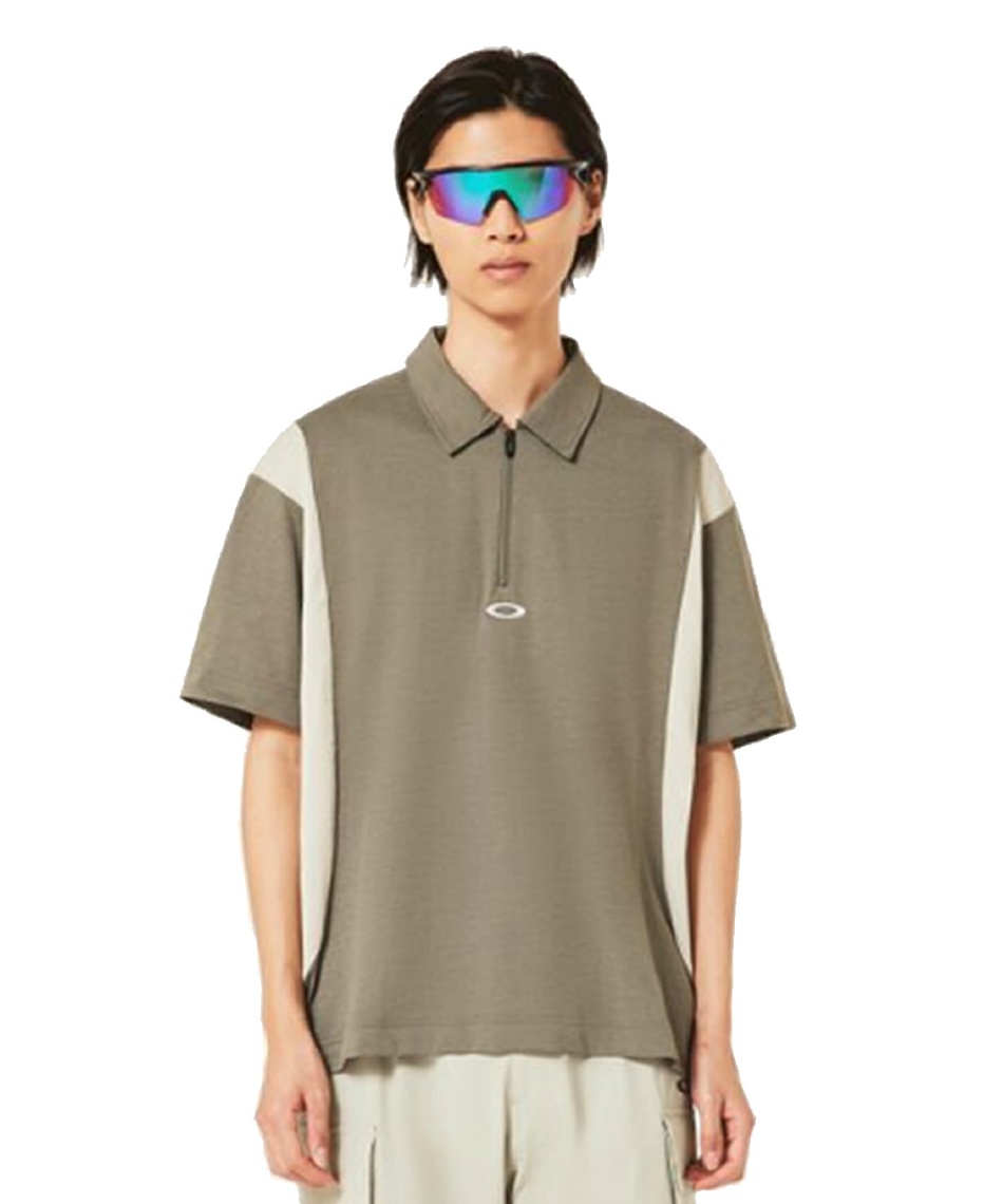 オークリー(OAKLEY) ゴルフウェア ポロシャツ 半袖 ワイドZIP