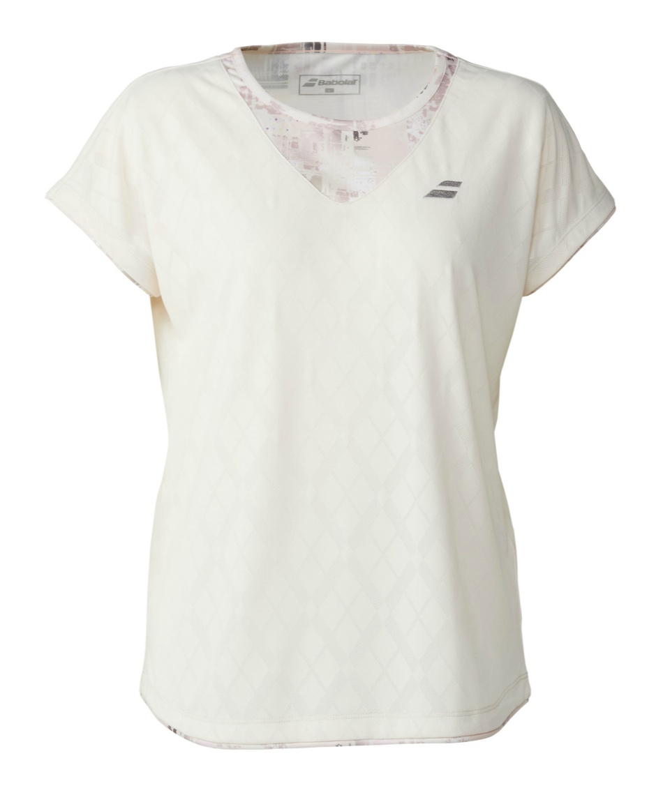 新品タグ付き　新作バボラ半袖ウエア バボラ(Babolat) テニスウェア バドミントンウェア Tシャツ 半袖 PURE