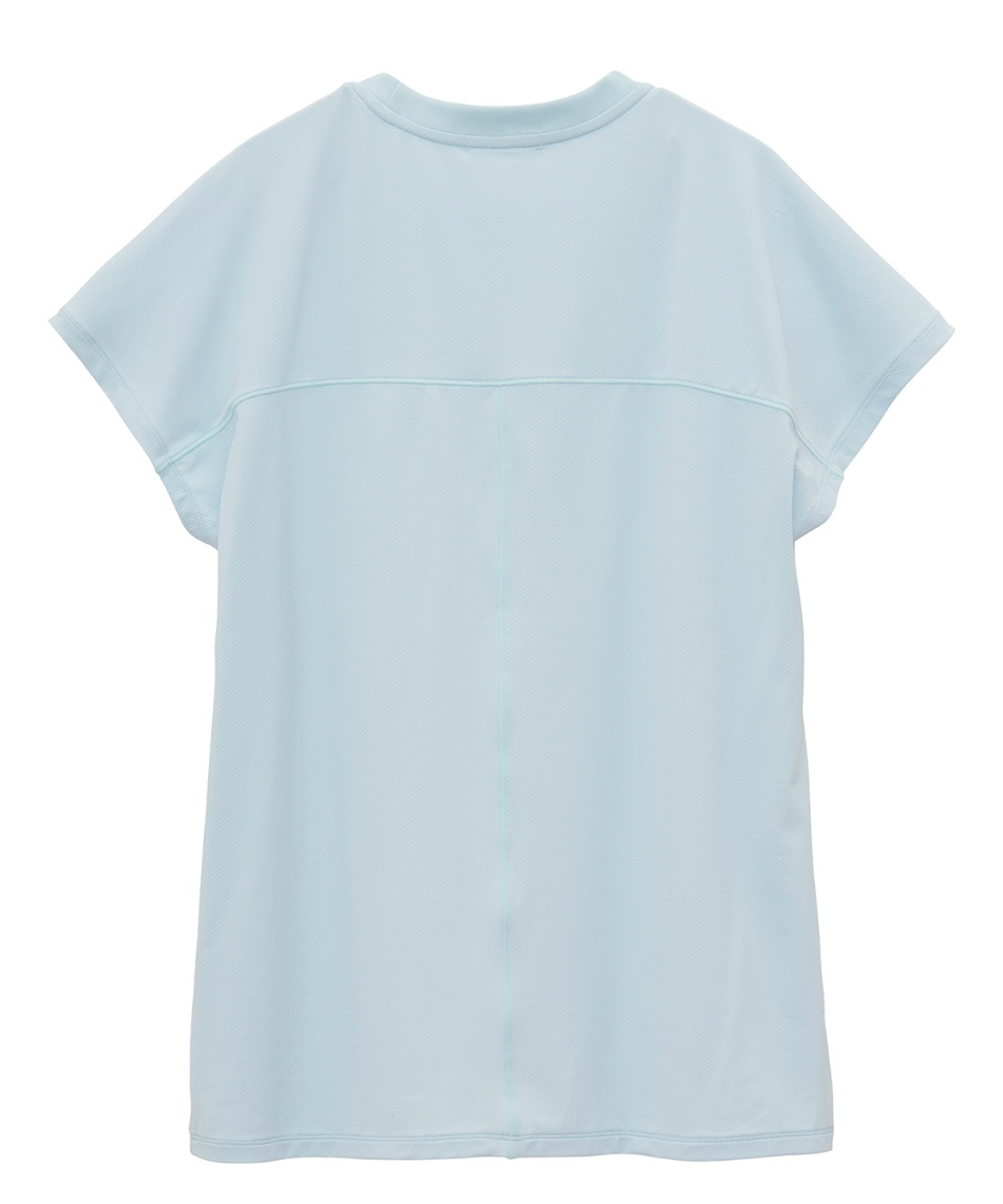 【LANVIN SPORT】接触冷感　フレンチスリーブシャツ　白　ゴルフ　36 Tシャツ 半袖 接触冷感フレンチスリーブシャツ LT5SHT09L