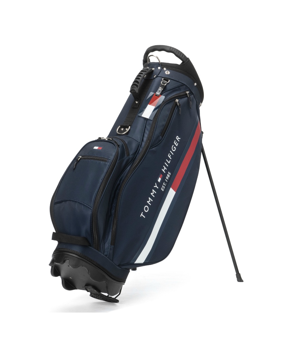 トミーヒルフィガー キャディバッグ フラッグロゴ ネイビー 2025 ユニセックス トミーヒルフィガー 2025 THMG5SC4 フラッグロゴ