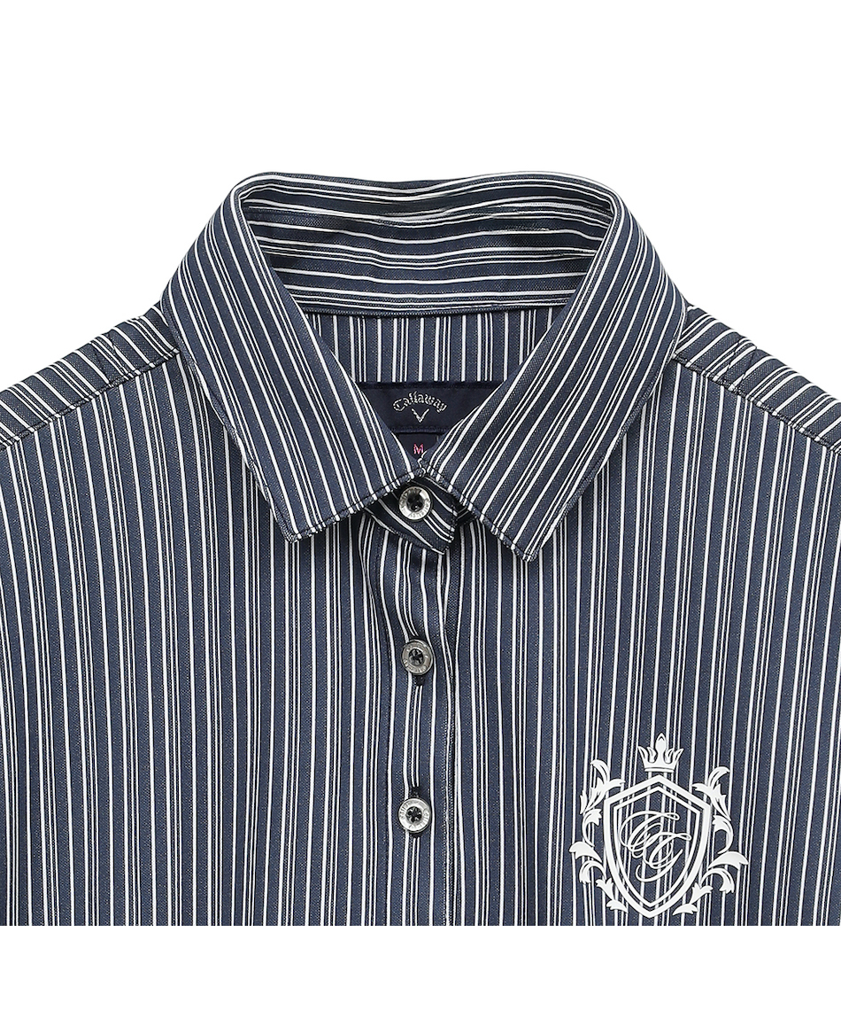 大人気のCallaway 水色 ストライプ ポロシャツ Callaway ゴルフ ポロシャツ M 水色 ストライプ - メルカリ