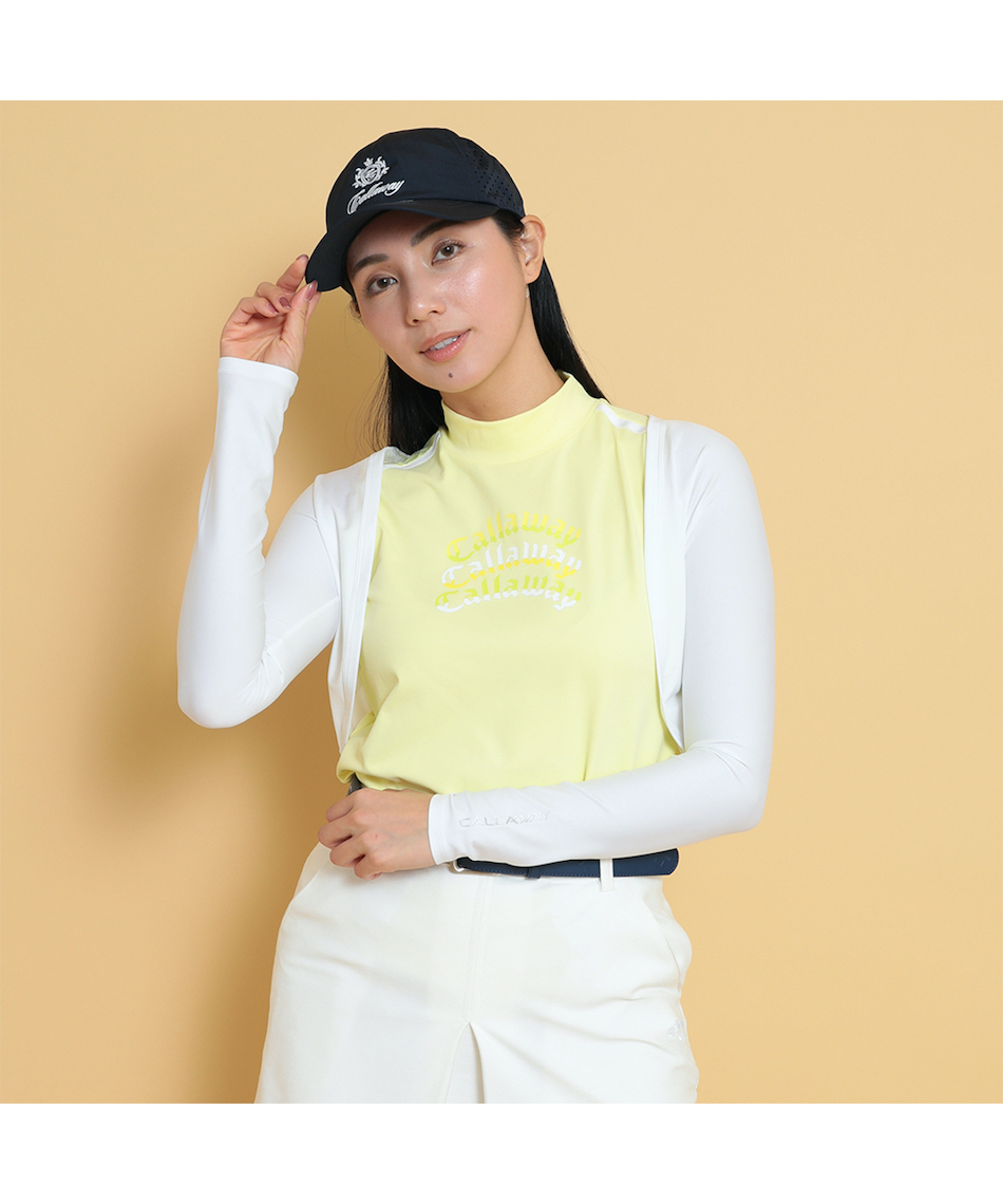 新品 archivio レディース ゴルフ ボレロ ホワイト サイズ36 キャロウェイ(Callaway) ゴルフ シュラッグ クールコアボレロ