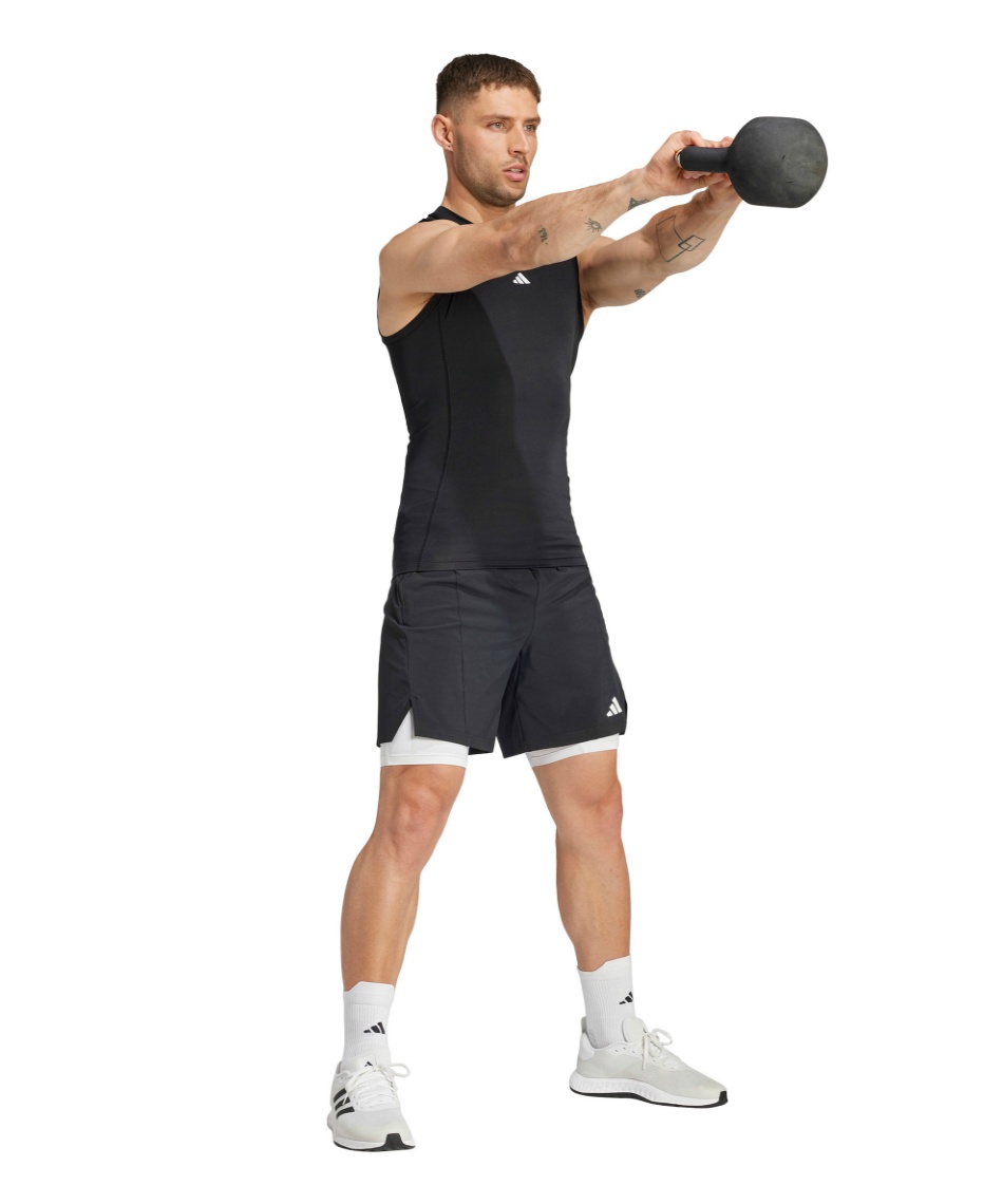 アンダーシャツ ノースリーブ テックフィット コンプレッション