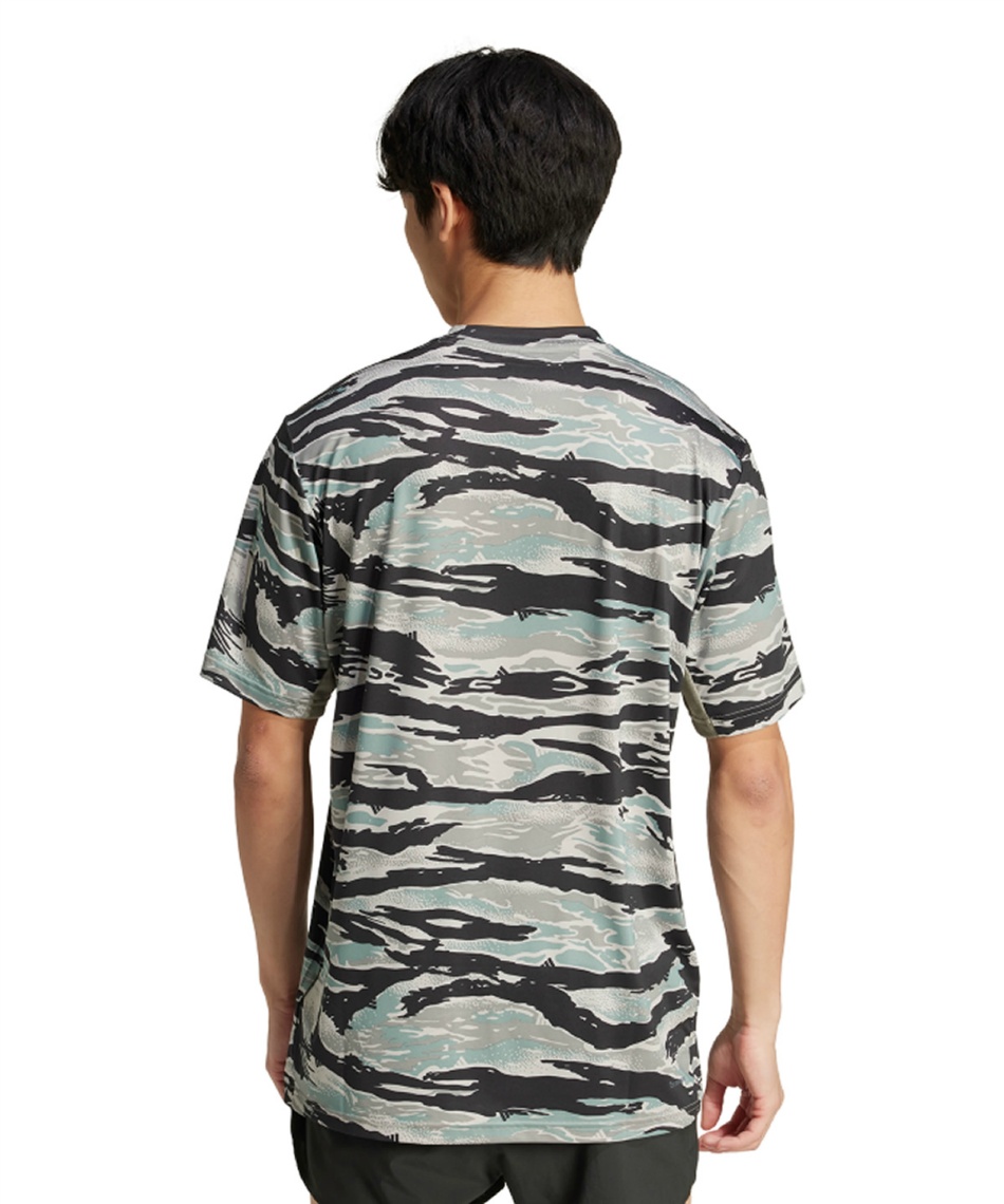 アディダス(adidas) Tシャツ 半袖 トレイン エッセンシャルズ カモ AOP