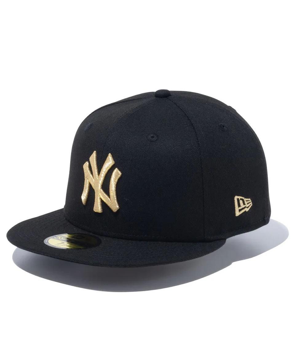 【K】ニューエラ　デコ　ブラック　黒　ヤンキース 59FIFTY トラッカー ニューヨーク・ヤンキース ブラック