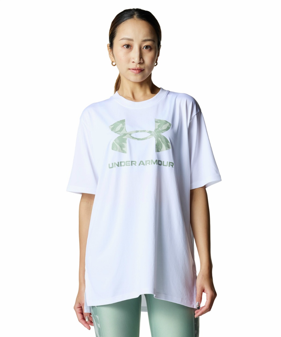 Tシャツ 半袖 UA TECH OVERSIZE SHORT SLEEVE T-SHIRT 6001329-100