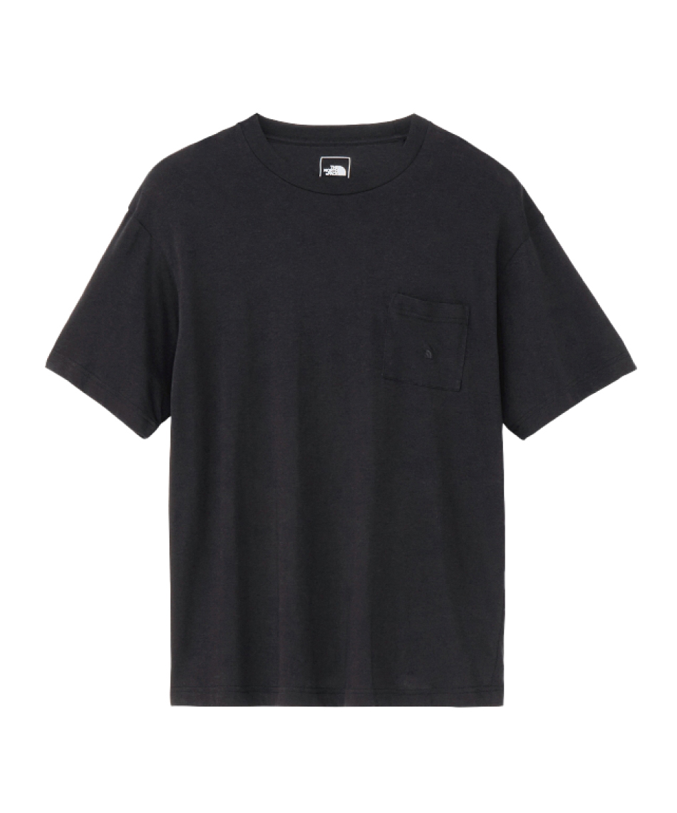 【美品】ONC MERINO ショートスリーブTシャツ size4 ブラック Tシャツ 半袖 ショートスリーブスモールロゴポケットティー NT32547-K