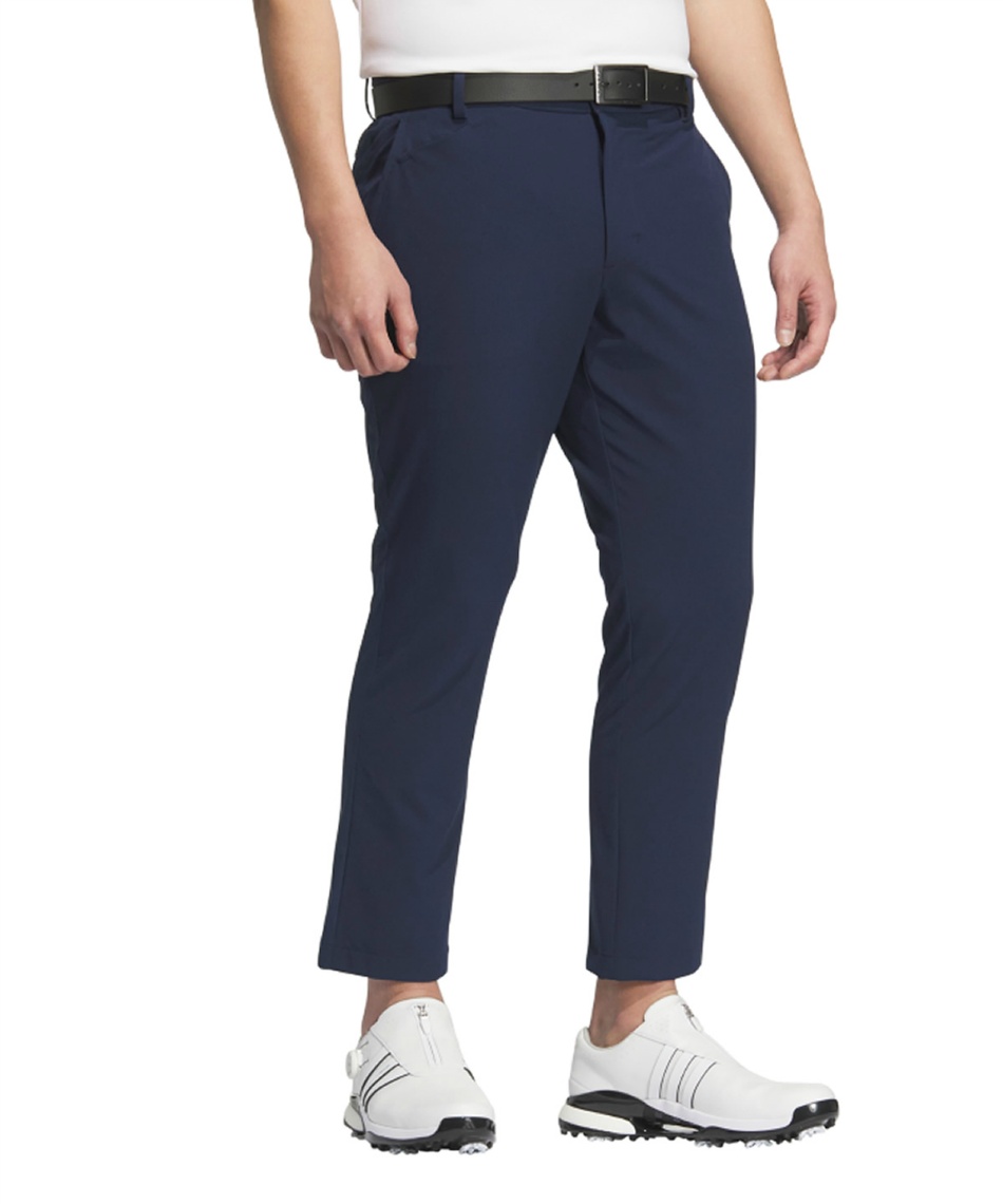 【76】春夏 アディダス ゴルフ EX STRETCH アンクルパンツ 紺 アディダス(adidas) ゴルフウェア アンクルパンツ EX-Stretch