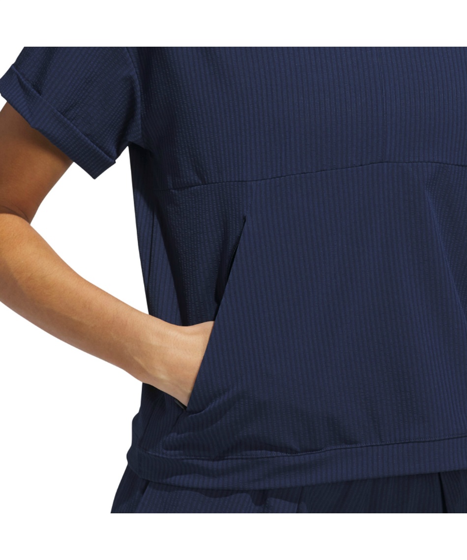 ゴルフウェア 半袖シャツ ビヨンド ザ コース 撥水 ボックスシルエット