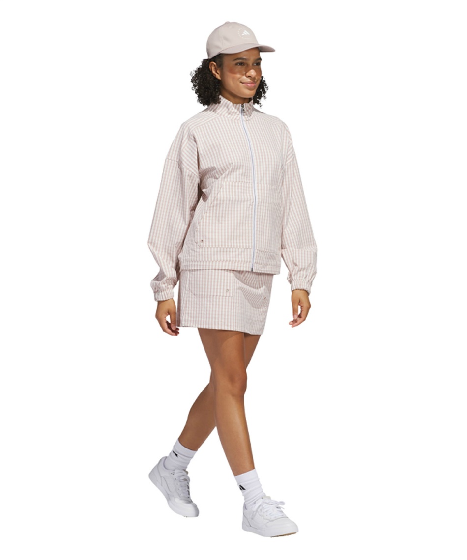 アディダス(adidas) ゴルフウェア ブルゾン ギンガムチェック