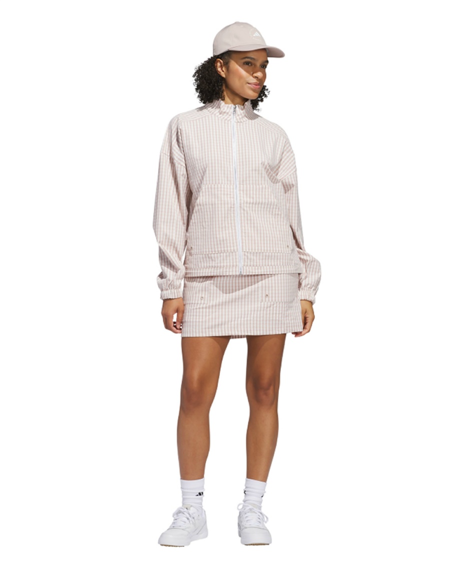 アディダス(adidas) ゴルフウェア ブルゾン ギンガムチェック