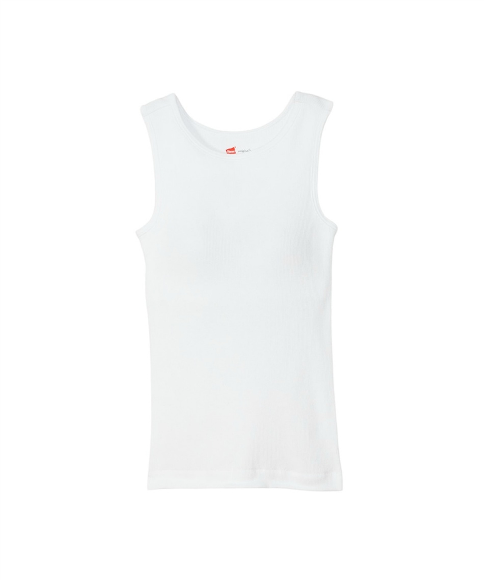 40s- 50s ビンテージ　Hanes ホワイト タンクトップ リブタンクトップ(L ホワイト): トップス｜Right-on公式