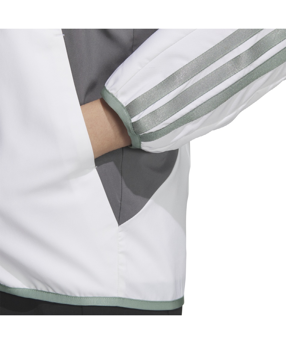 adidas originals グレー×ホワイト ジャンパー L アディダス(adidas) クロスジャケット チーム CL ジャケット JN9999