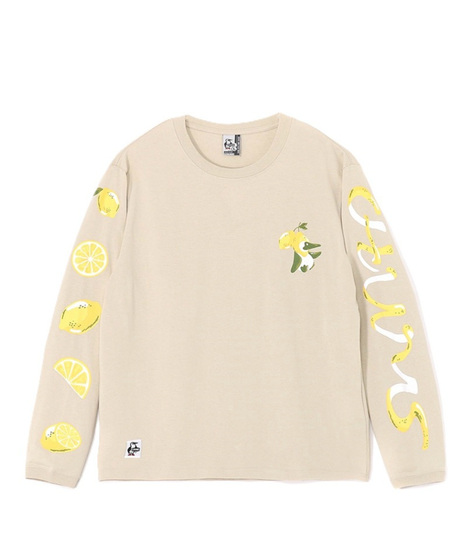 Tシャツ 長袖 チャムスレモンロングスリーブTシャツ CH01-2513