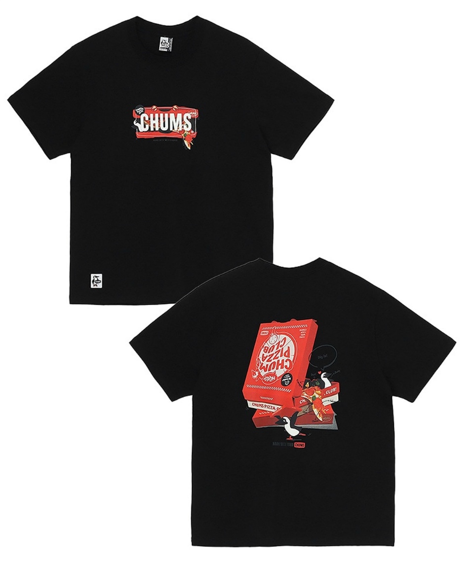 Tシャツ 半袖 チャムスピザボックスTシャツ CH01-2518 | スポーツ用品